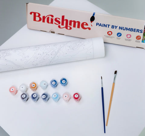 Malen nach Zahlen Das Auflassen der Ballone (BS29713)