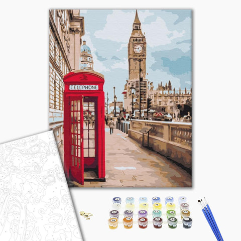Malen nach Zahlen Symbole von London (BS26716)