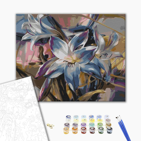Malen nach Zahlen Gemalte Blumen (BS6762)