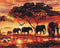 Malen nach Zahlen Elefanten in der Savanne (BS5189)