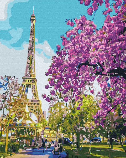 Malen nach Zahlen Im Zentrum von Paris (BS3777)
