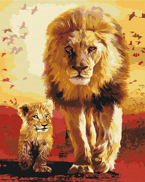 Malen nach Zahlen Spaziergang in der Savannah (BS3008)