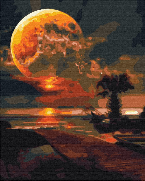 Malen nach Zahlen Fantastischer Sonnenuntergang (BS6364)