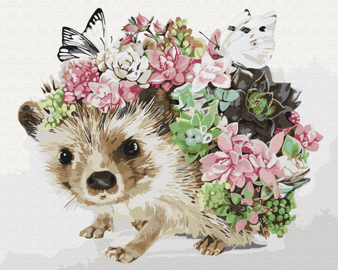 Malen nach Zahlen Frühling Igel (BS52140)