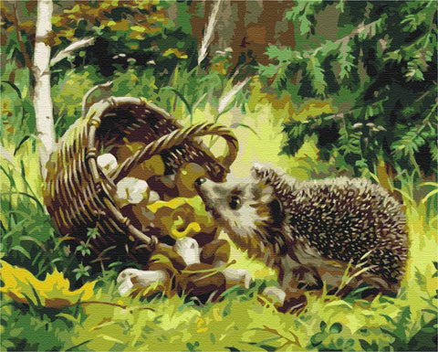 Malen nach Zahlen Glücklicher Igel (BS52269)