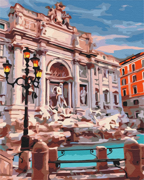 Malen nach Zahlen Brunnen di Trevi Rom (BS29709)