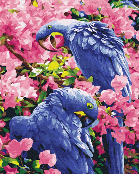 Malen nach Zahlen Vögel in Blumen (BS25245)