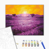 Malen nach Zahlen Sonnenaufgang über Lavendel (BS52690)