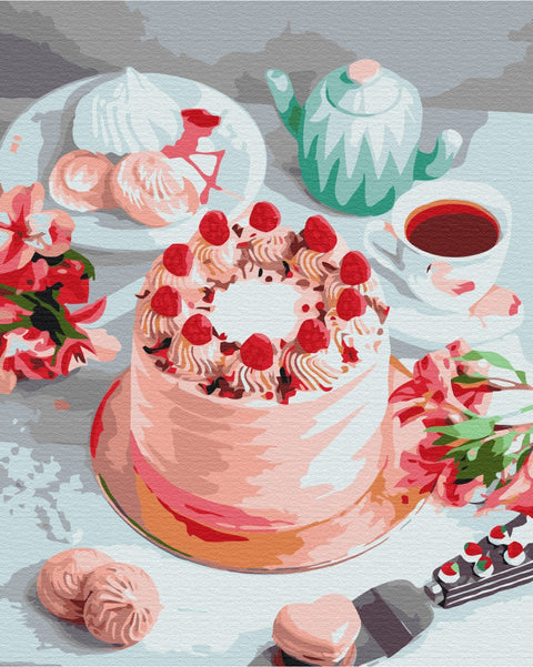 Malen nach Zahlen Rosa Dessert (BS52633)