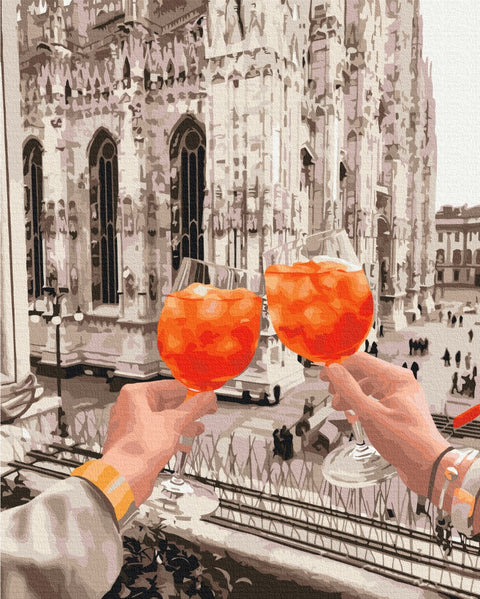 Malen nach Zahlen Duomo-Brille © Oksana Vorobiy (BS53065)