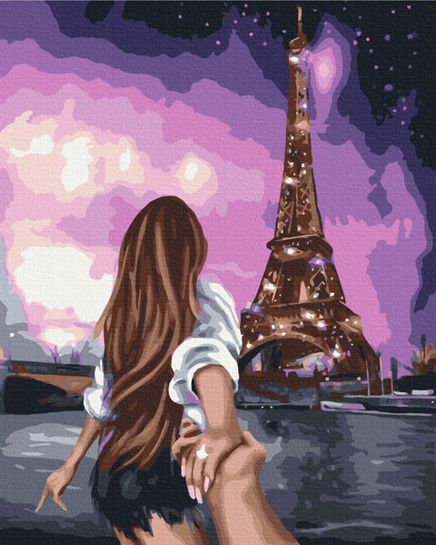 Malen nach Zahlen Sagen Sie Paris: „So!“ (BS38344)