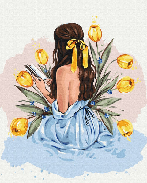 Malen nach Zahlen Geschichte der Tulpen © Alla Berezovska (BS53574)