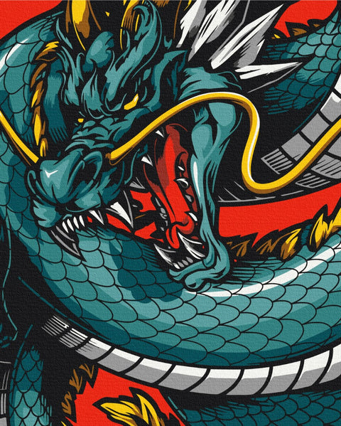 Malen nach Zahlen Königlicher Drache (BS53712)