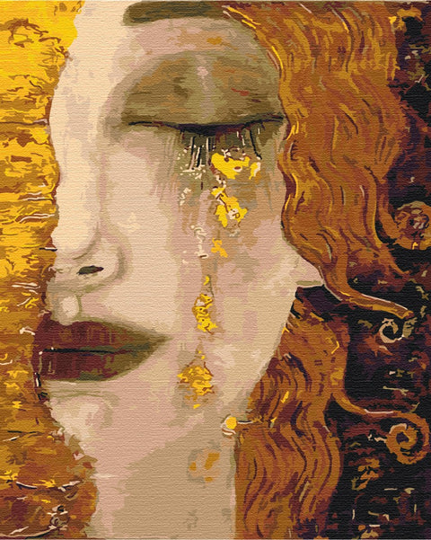 Malen nach Zahlen Goldene Tränen. Anne-Marie Silbermann (BS51349)