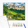 Malen nach Zahlen Haus in den Alpen (BS21692)