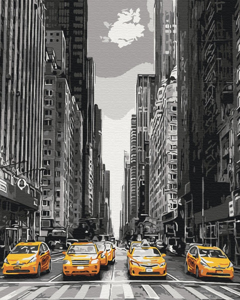 Malen nach Zahlen Taxi New York (BS9386)