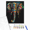 Malen nach Zahlen Elefant in Farben (BS51377)