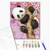 Malen nach Zahlen Panda auf Sakura (BS30274)