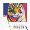 Malen nach Zahlen Der Tiger im Stil der Pop-Art (BS9203)