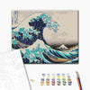 Malen nach Zahlen Die Große Welle vor Kanagawa. Hokusai (BS21794)