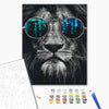 Malen nach Zahlen Ein Löwe mit Brille (BS26783)