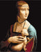 Malen nach Zahlen Dame mit einem Hermelin. Leonardo da Vinci (BS29285)