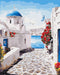 Malen nach Zahlen Straße von Santorini (BS27704)