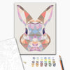 Malen nach Zahlen Kaninchen in einem Mosaik (BS52252)