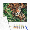Malen nach Zahlen Der Leopard mit smaragdgrünen Augen (BS51754)