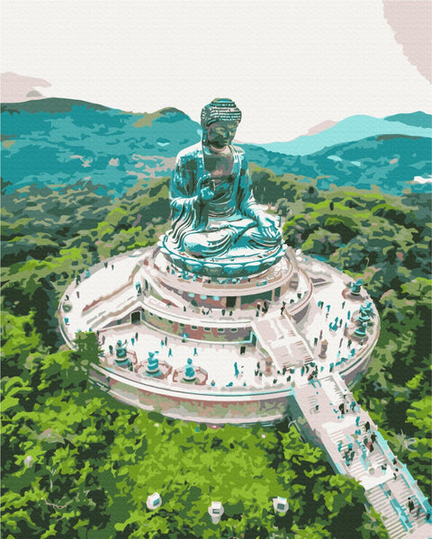 Malen nach Zahlen Großer Buddha Tian Tan (BS52478)