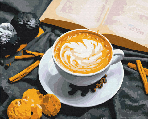 Malen nach Zahlen Der Kaffee mit Zimtaroma (BS52634)