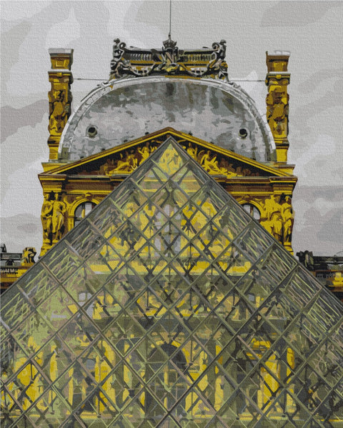 Malen nach Zahlen Louvre-Pyramide (BS52517)