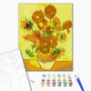 Malen nach Zahlen Sonnenblumen. Reproduktion (BS8028)