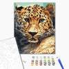 Malen nach Zahlen Porträt eines Leoparden (BS51736)