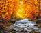 Premium Malen nach Zahlen Der Wasserfall in Herbstvergoldung (PBS34060)
