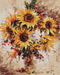 Premium Malen nach Zahlen Stilleben mit Sonnenblumen (PBS51415)