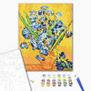 Malen nach Zahlen Iris in einer Vase. Vincent van Gogh (BS52876)