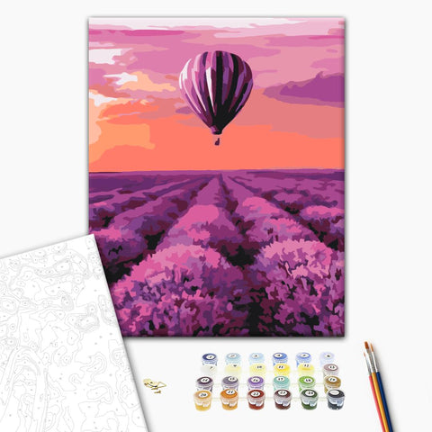 Malen nach Zahlen Heißluftballon in der Provence (RBS32305)