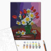 Malen nach Zahlen Strauß Tulpen und Narzissen © Valentyna Ivanova (BS53486)