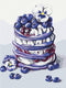 Malen nach Zahlen Pfannkuchen mit Blaubeeren © Anna Kulyk (RBS53589)