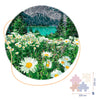 Holzpuzzle Daisies by the mountains (Size S) (BP03S)