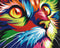 Malen nach Zahlen Rainbow cat (BS26192)