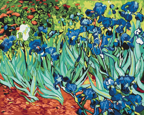 Premium Malen nach Zahlen Irises. Van Gogh (PBS51339)