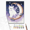 Premium Malen nach Zahlen Moon cat (PBS140)