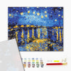 Premium Malen nach Zahlen Starry night over the Rhone. Van Gogh (PBS323)