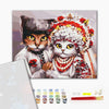 Premium Malen nach Zahlen Wedding of Ukrainian cats  ©Marysha_art (PBS53340)
