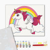 Premium Malen nach Zahlen Rainbow unicorn (PKBS7125)