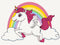 Premium Malen nach Zahlen Rainbow unicorn (PKBS7125)