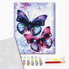 Premium Malen nach Zahlen Glänzende Schmetterlinge (PBS51407)
