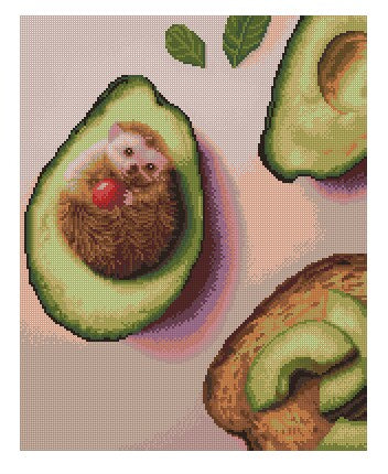 Diamond Painting Avocadotoast ©Lucia Heffernan (DBS1214)